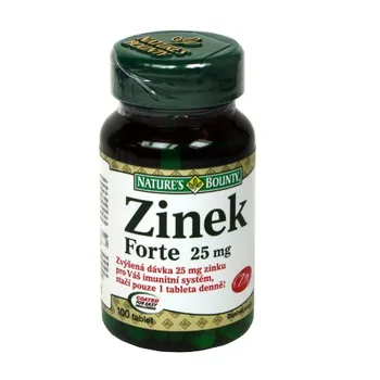 Natures bounty Zinek Forte 25 mg 100 tablet