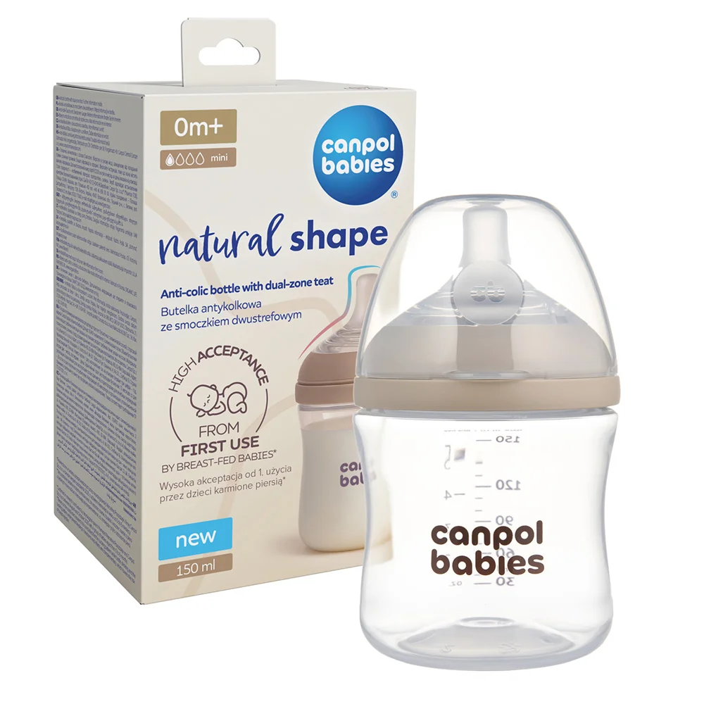 Canpol babies Natural Shape Antikoliková lahev 150 ml