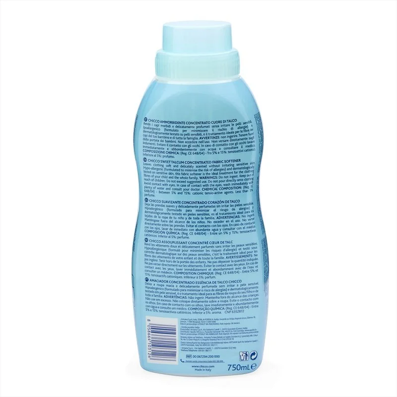 Chicco 6x Aviváž koncentrovaná Sladký Pudr 750 ml (6x30 praní)