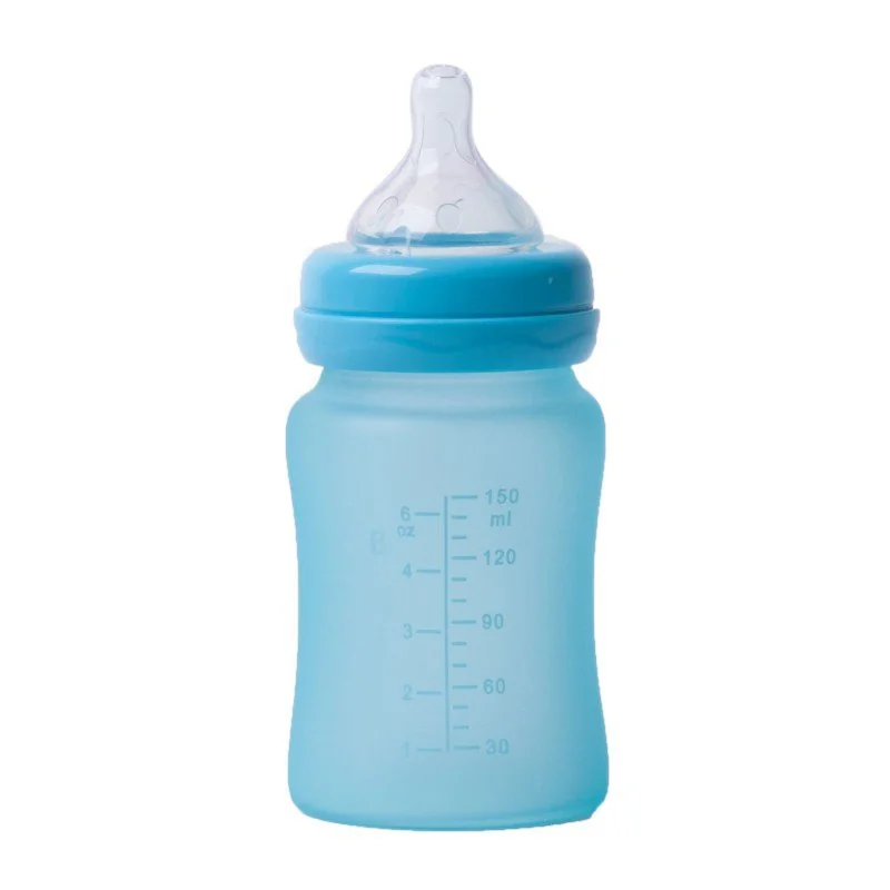 Bo Jungle skleněná láhev s úchyty B-Thermo 150ml Turquoise 