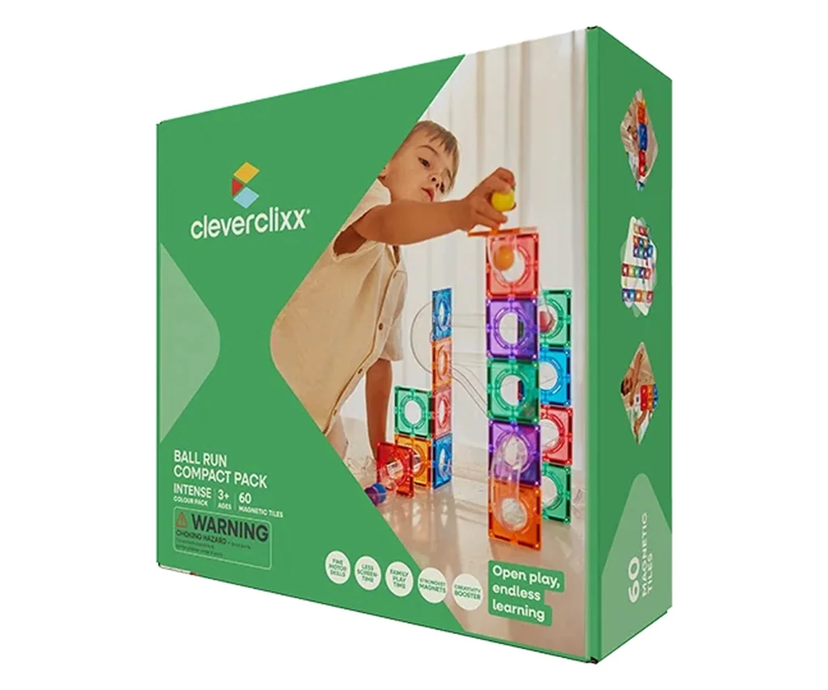 Cleverclixx Kuličková dráha Compact Pack Intense - 60 ks