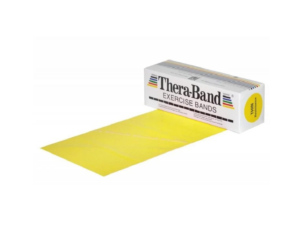 Thera-Band Posilovací guma 5,5 m, žlutá, slabá 