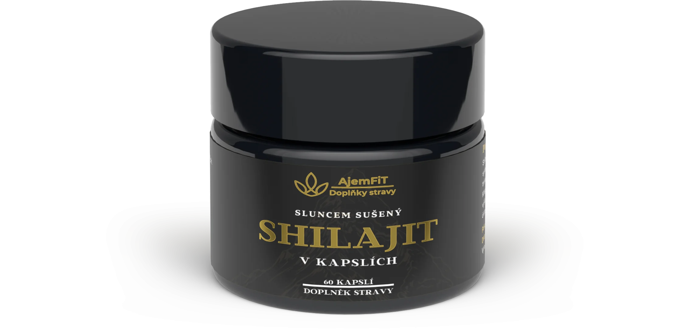 AjemFIT Balíček pro Podporu Vytrvalosti - Shilajit Black Gold