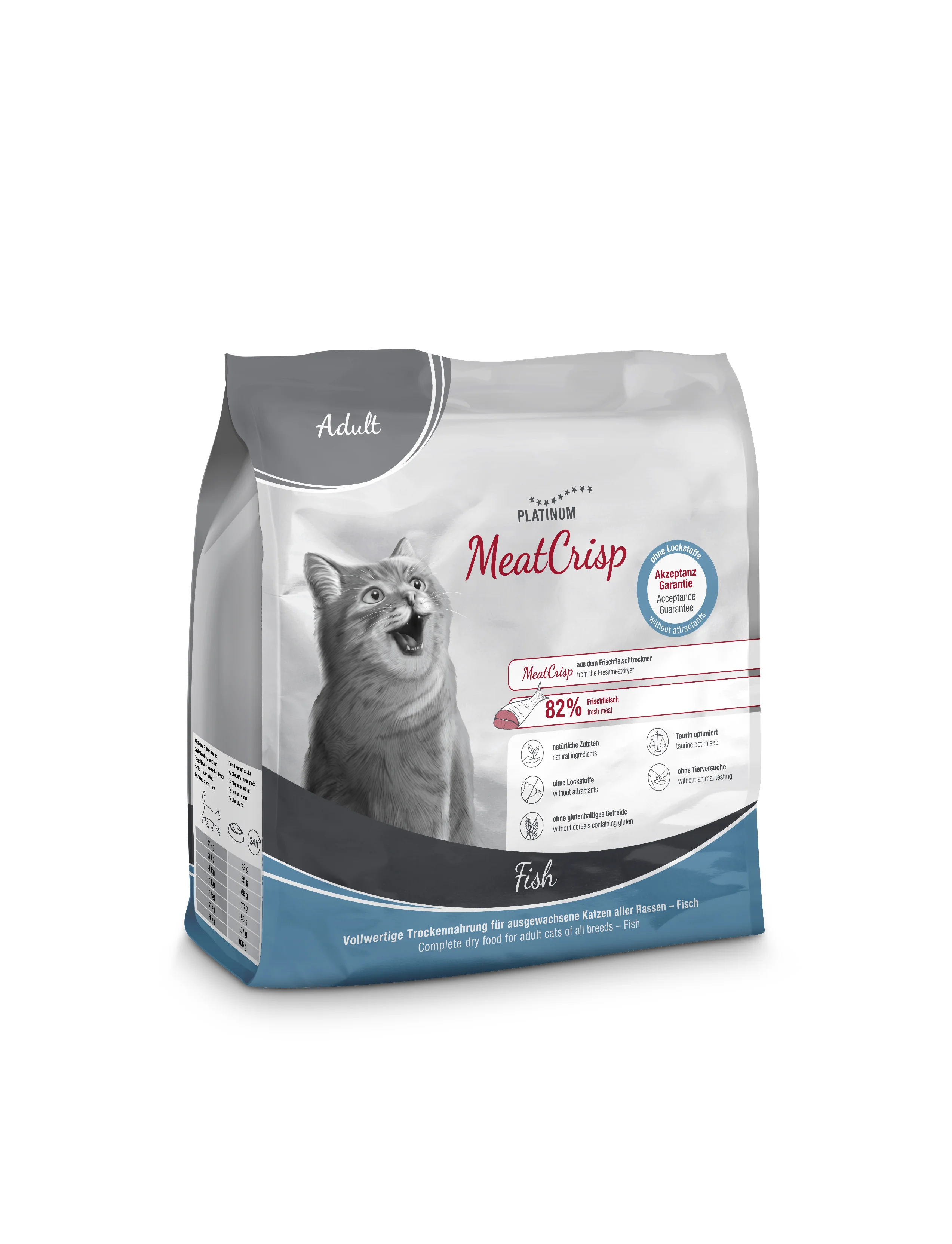 Platinum MeatCrisp Adult Fish - Ryba pro dospělé kočky 400 g