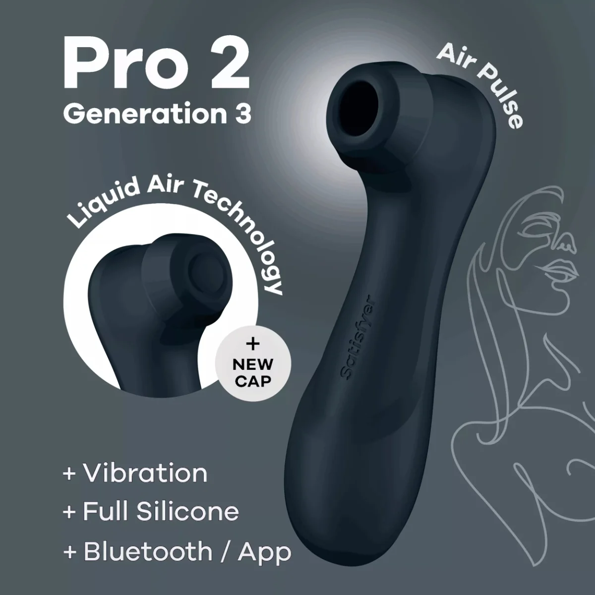 Satisfyer Pro 2 Generation 3 Dark Grey
