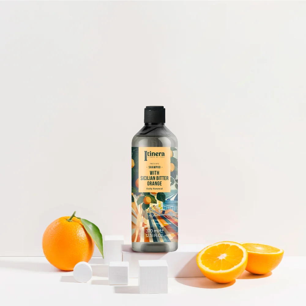 Itinera Šampon sicilský hořký pomeranč obnovující 370 ml