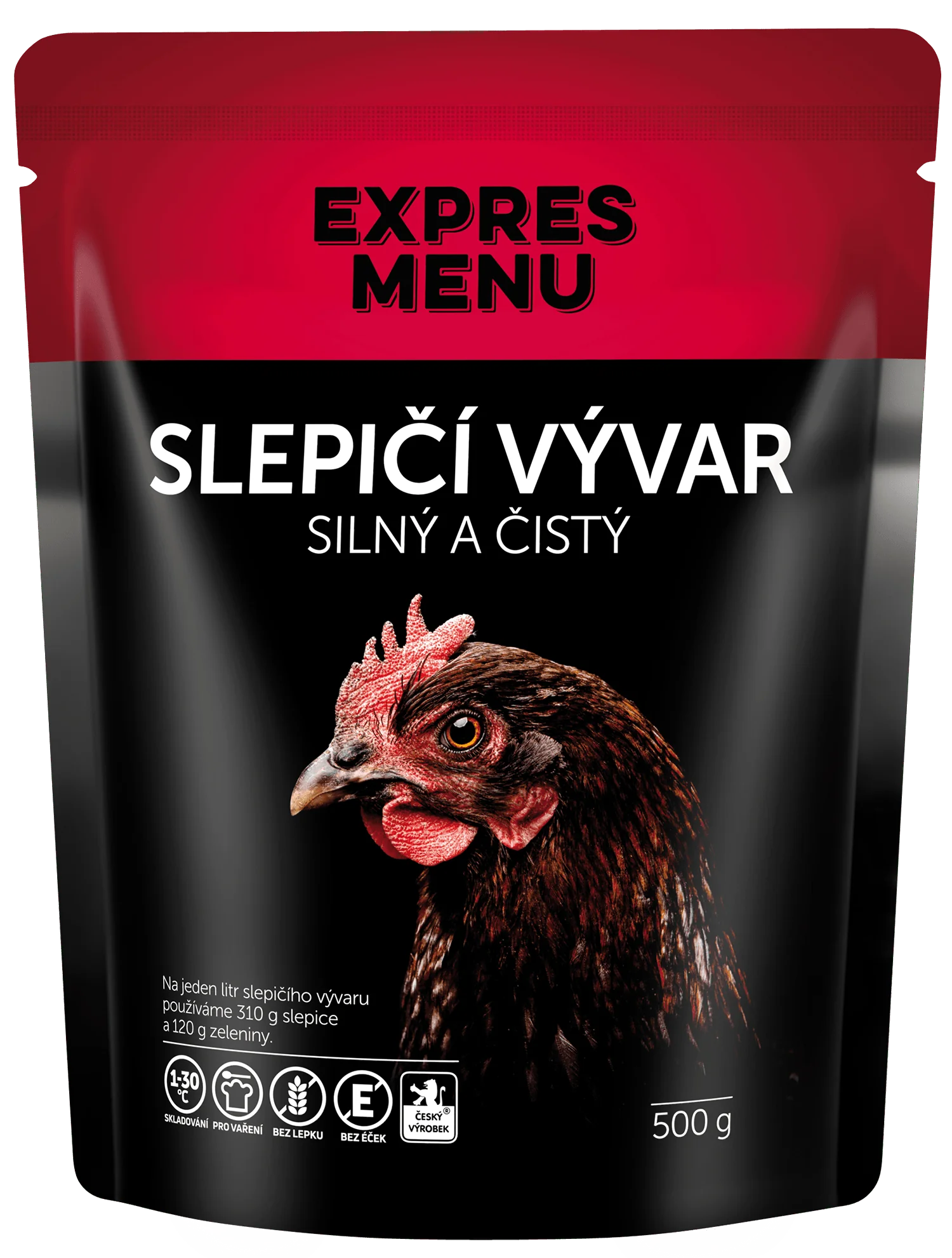 EXPRES MENU Slepičí vývar 500 g (2 porce)