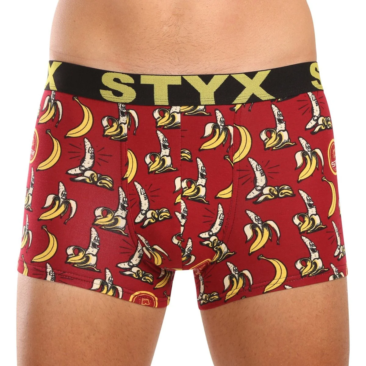 Styx 3PACK pánské boxerky art sportovní guma vícebarevné (3G13198) M