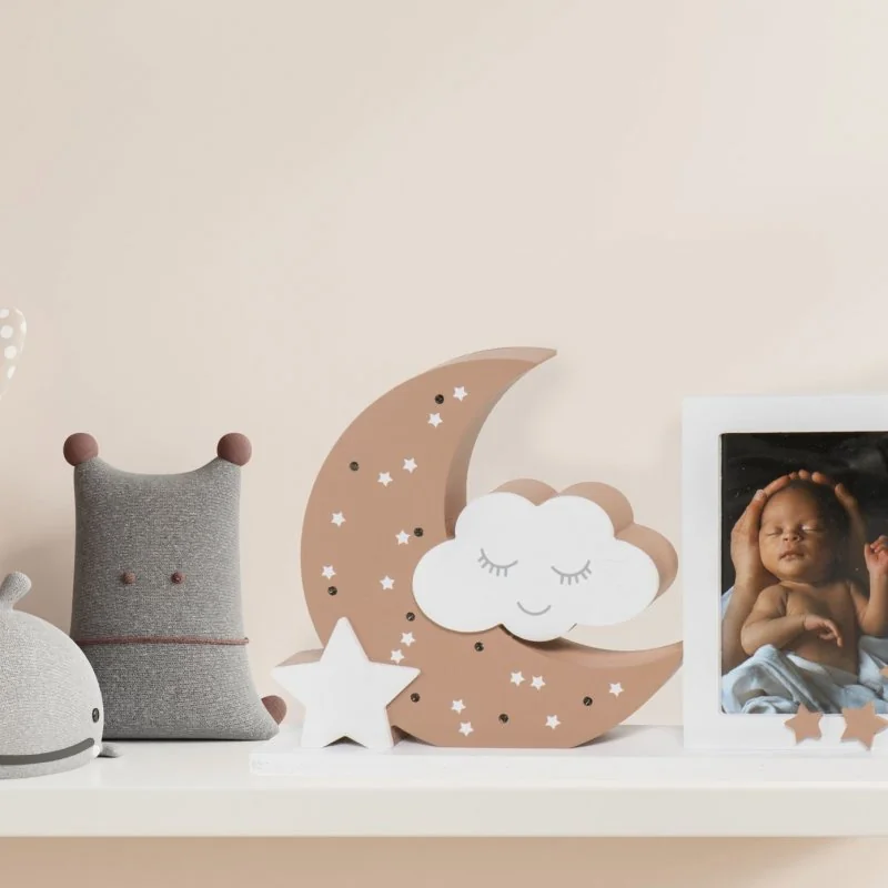 Dooky rámeček na fotografii s LED osvětlením Moonlight Frame Brown