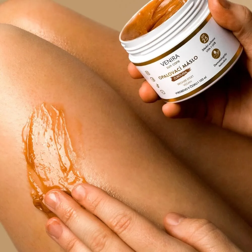 Venira Opalovací máslo bronze čokoláda SPF25 100 ml