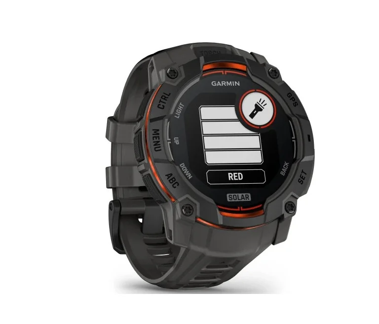 Garmin Instinct 3 Solar 50 mm chytré hodinky Black/Charcoal