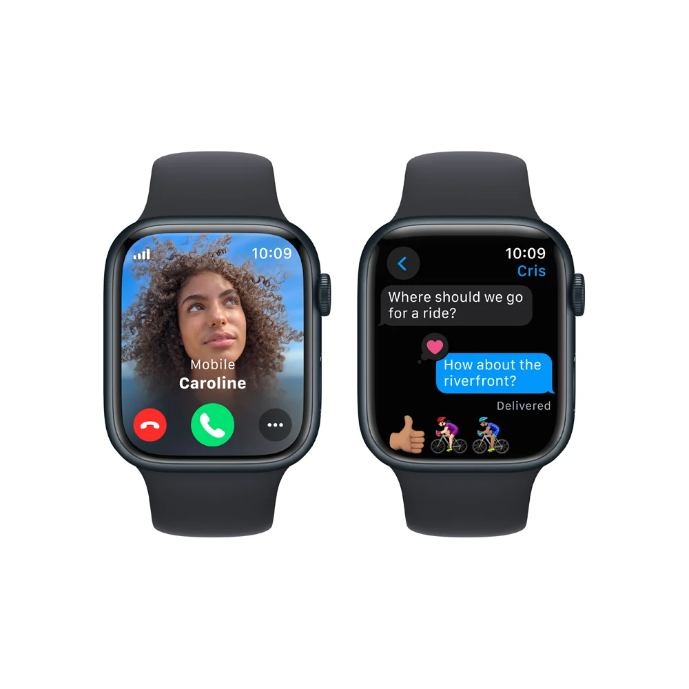 Apple Watch S9 Cellular 45 mm sport band M/L smart hodinky Midnight