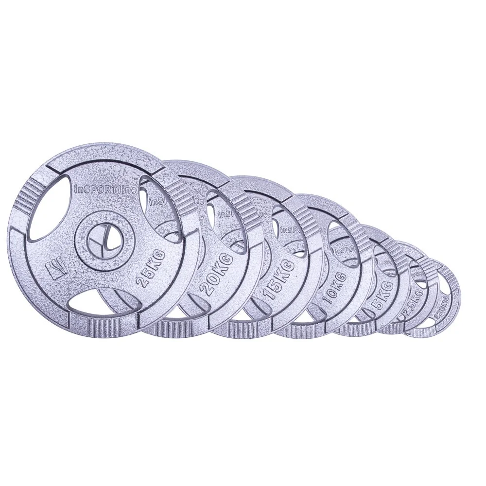 inSPORTline Litinový olympijský kotouč Hamerton 25 kg 50 mm