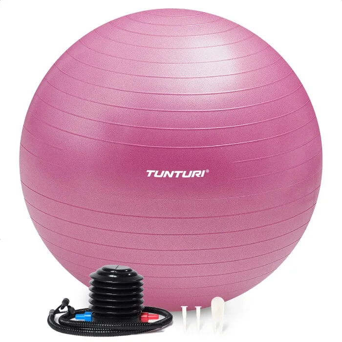 Tunturi Gymnastický míč s pumpičkou zesílený 65 cm varianta modrý