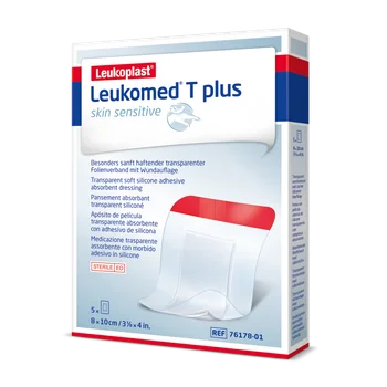 Leukoplast Leukomed T plus skin sensitive 8x10 cm absorpční krytí 5 ks