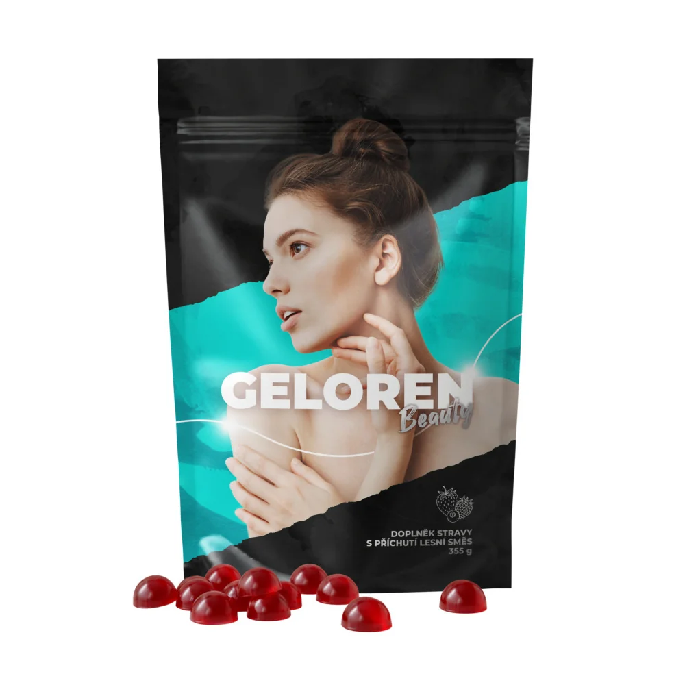 Geloren Beauty lesní směs 90 želé tablet