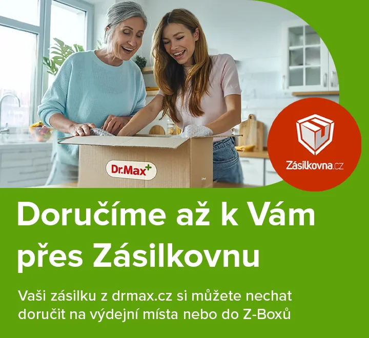 Dr. Max nově doručíme až k vám přes Zásilkovnu.