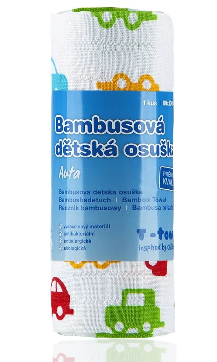 T-tomi Bambusová BIO osuška 1 ks auta