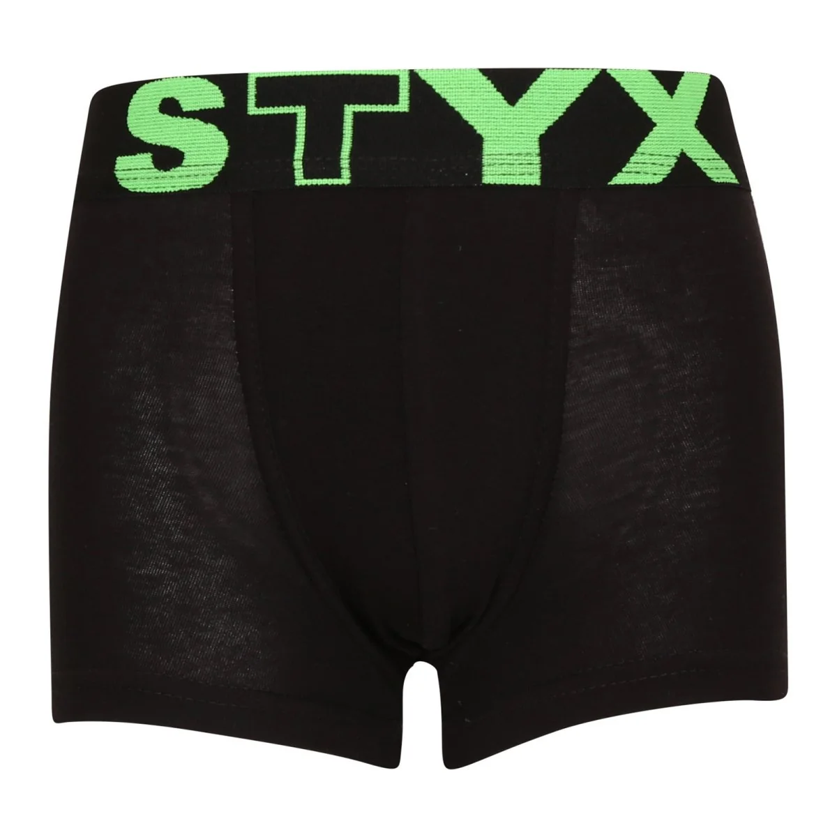 Styx 3PACK dětské boxerky sportovní guma černé (3GJ96012) 12-14 let