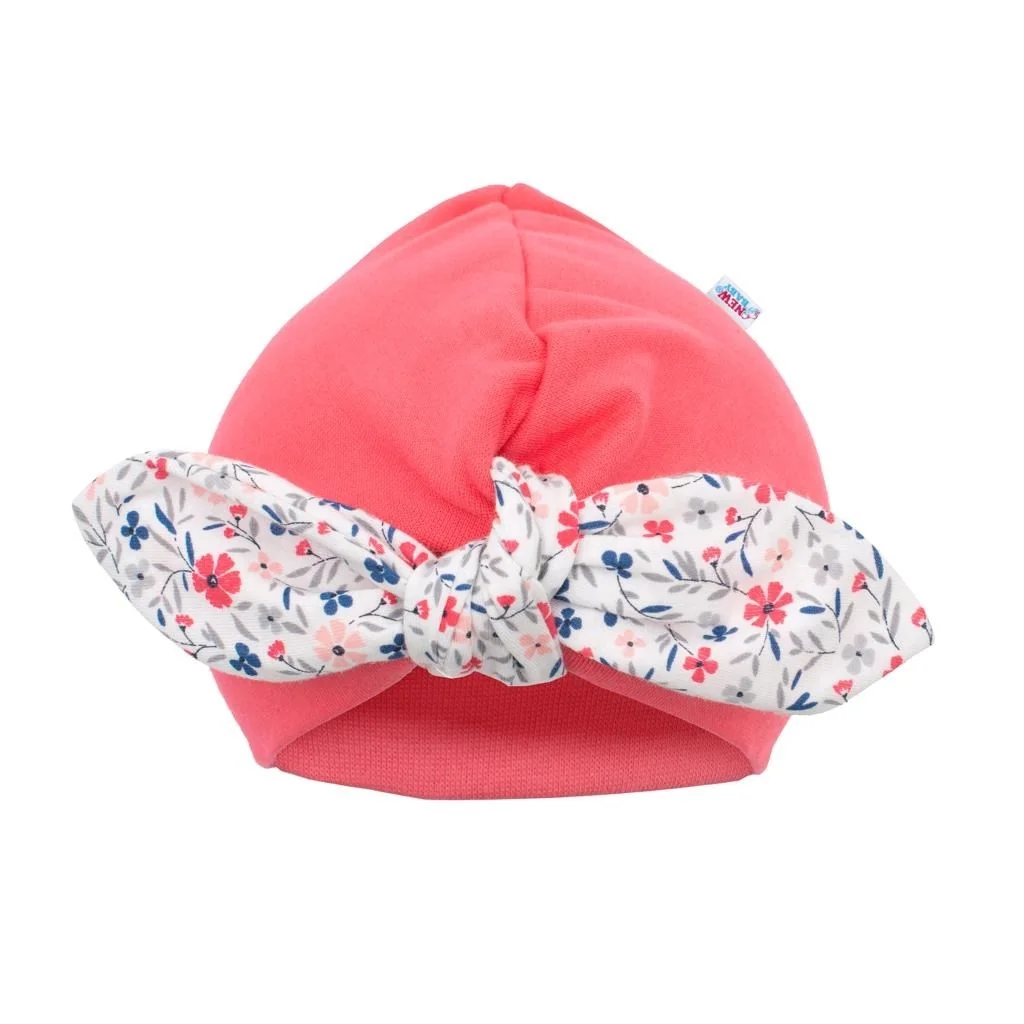 New Baby Dívčí čepička turban  For Girls, vel. 86 (12-18m)