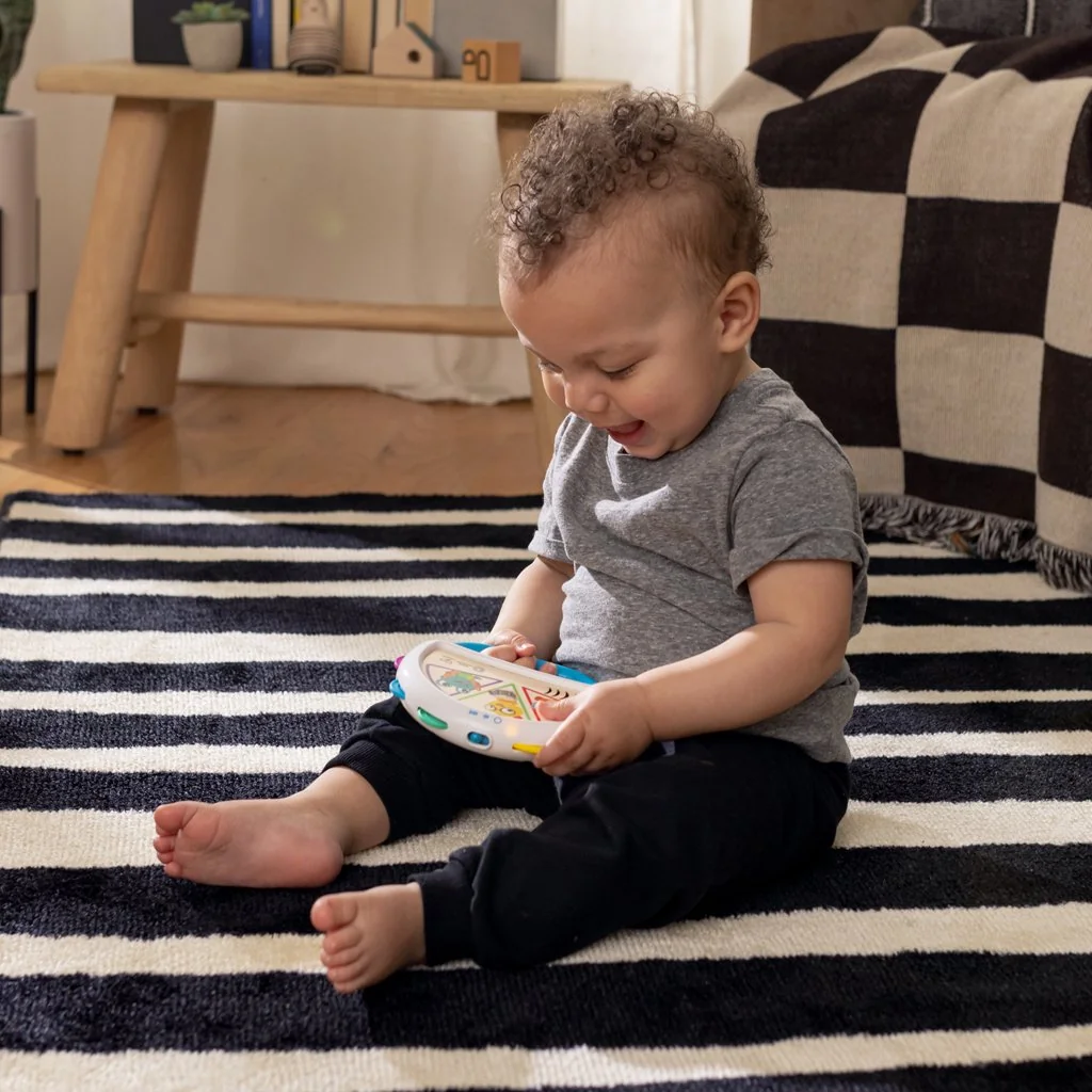 Baby Einstein Hračka hudební tamburína Tap & Shake™ Magic Touch™ HAPE 6m+