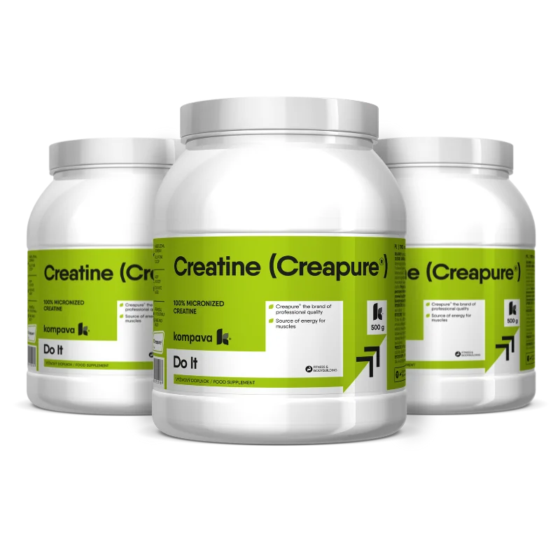 KOMPAVA Kreatin prášek Creatine Creapure 500g bez příchuti 