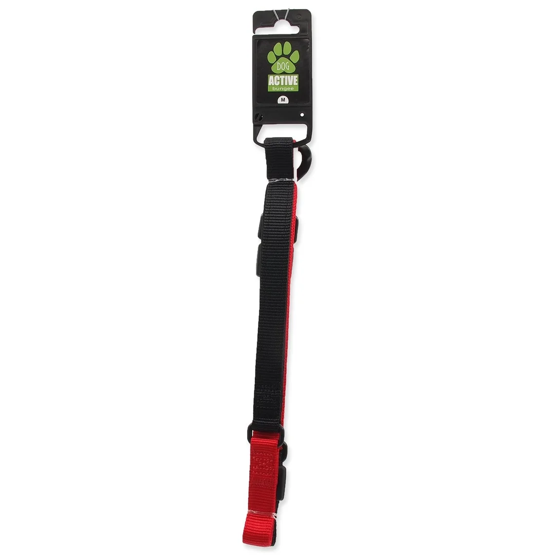 Active Dog Vodítko Bungee Neoprene M červené 2x120cm