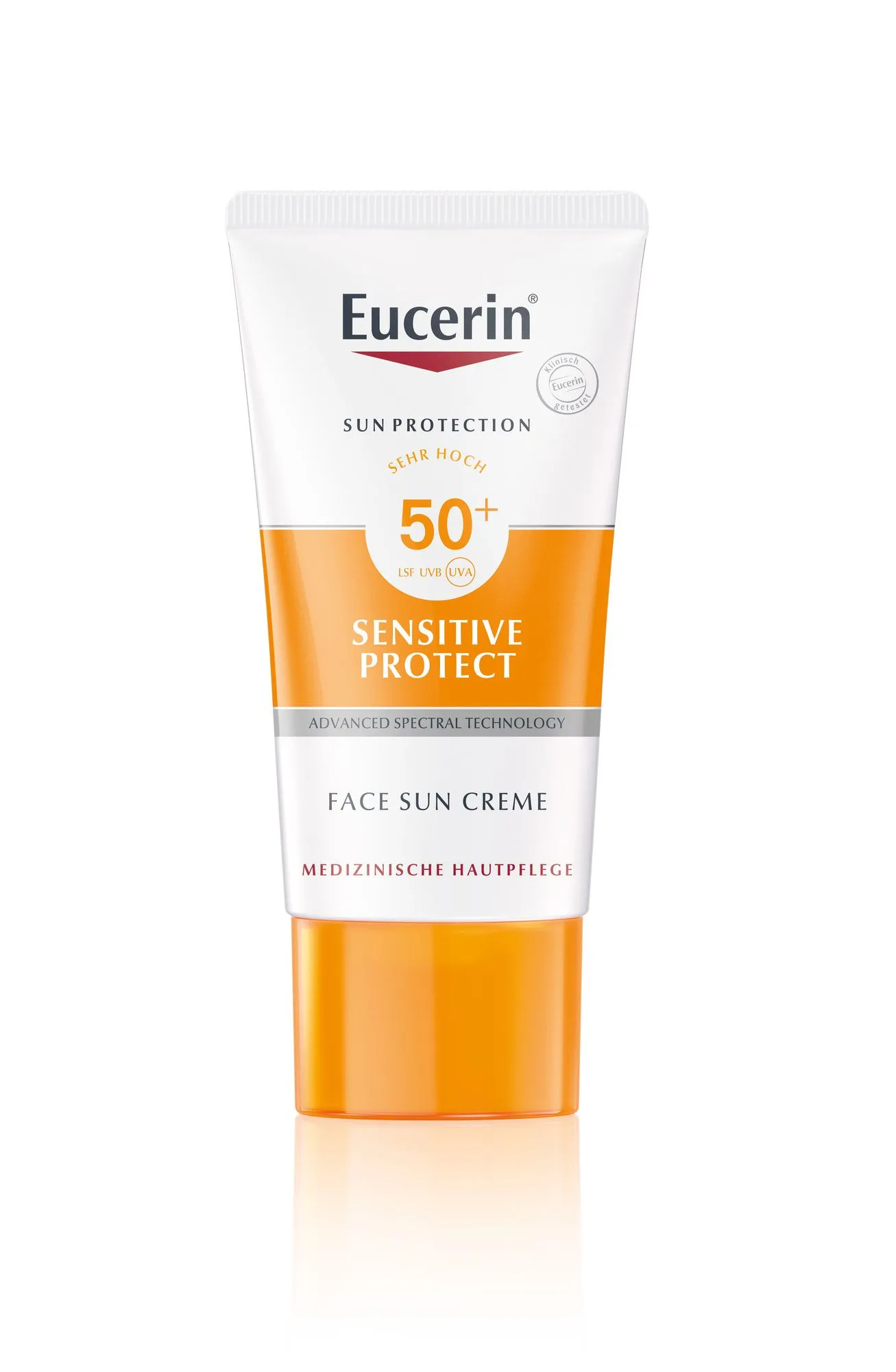 Eucerin SUN Sensitive Protect SPF50+ vysoce ochranný krém na obličej 50 ml