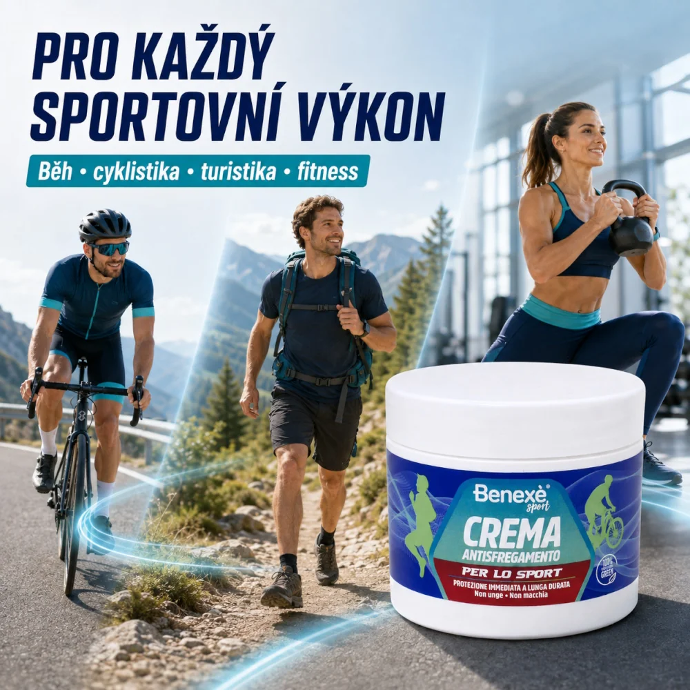 Benexè SPORT Krém proti tření 250 ml