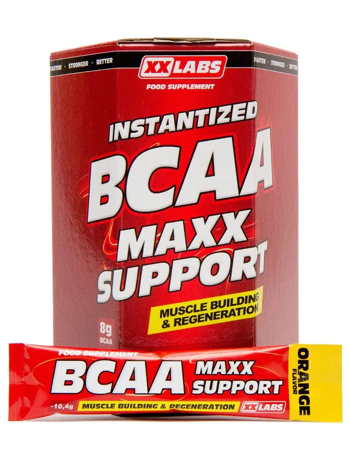 Xxlabs BCAA Maxx Support příchuť pomeranč