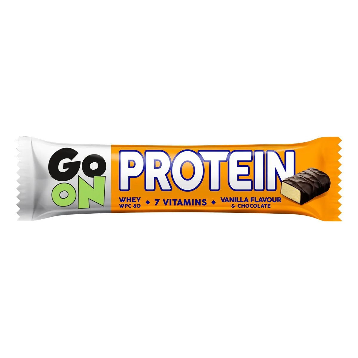 GO ON! Proteinová tyčinka s příchutí vanilky