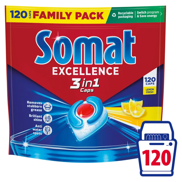 Somat Family 3in1 tablety do myčky 120 ks