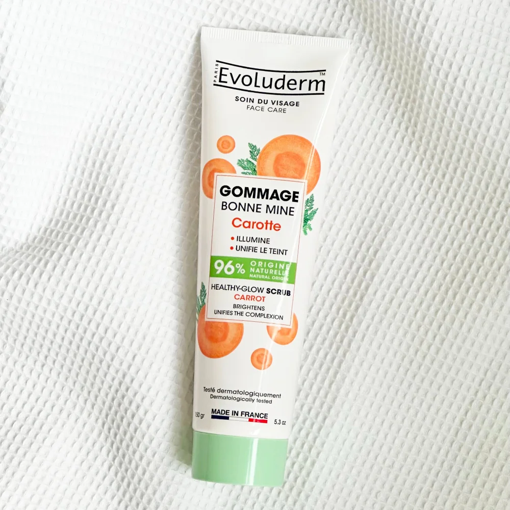 Evoluderm Rozjasňující pleťový peeling s mrkvovým olejem 150 g