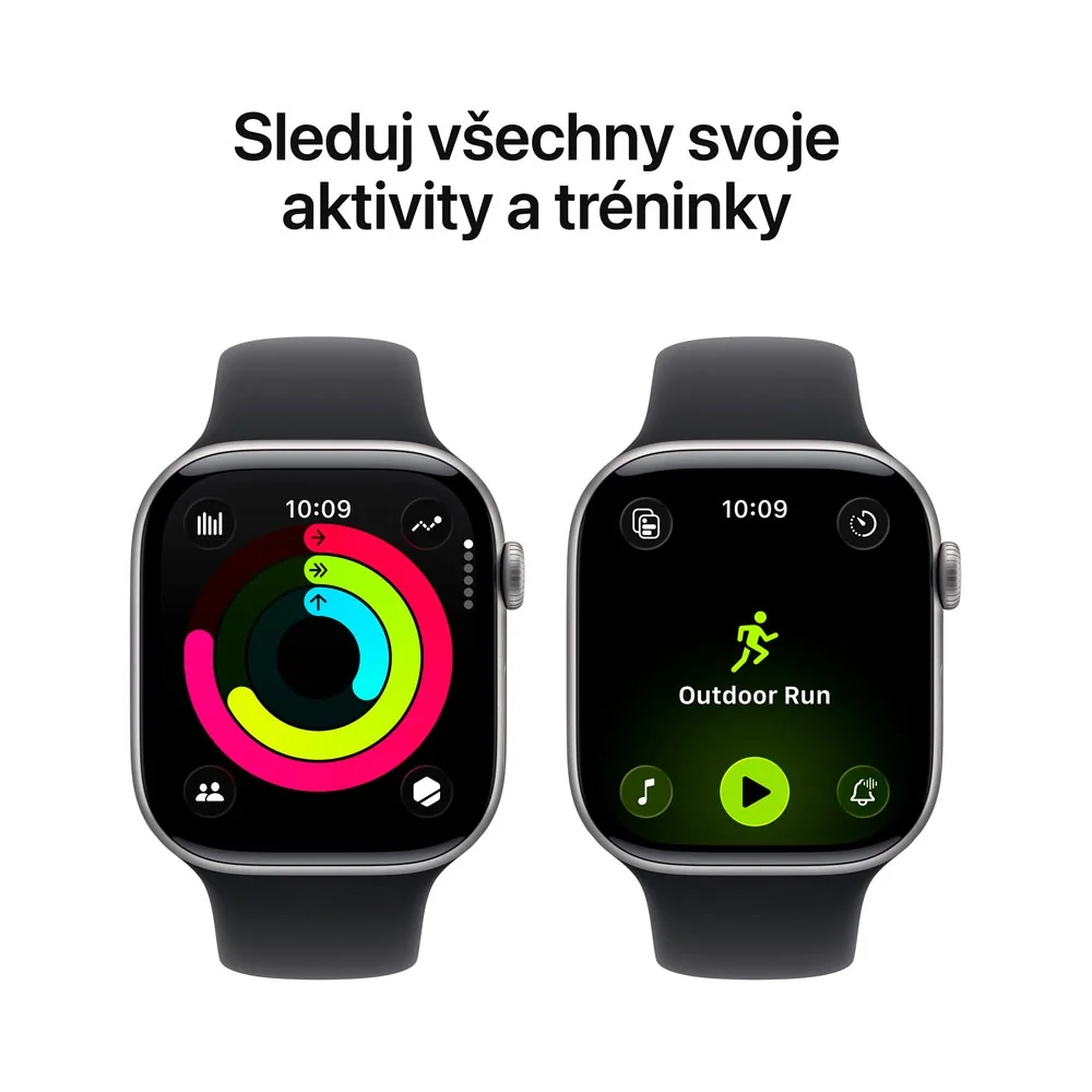 Apple Watch 11+ Cellular 46 mm sportovní řemínek S/M chytré hodinky