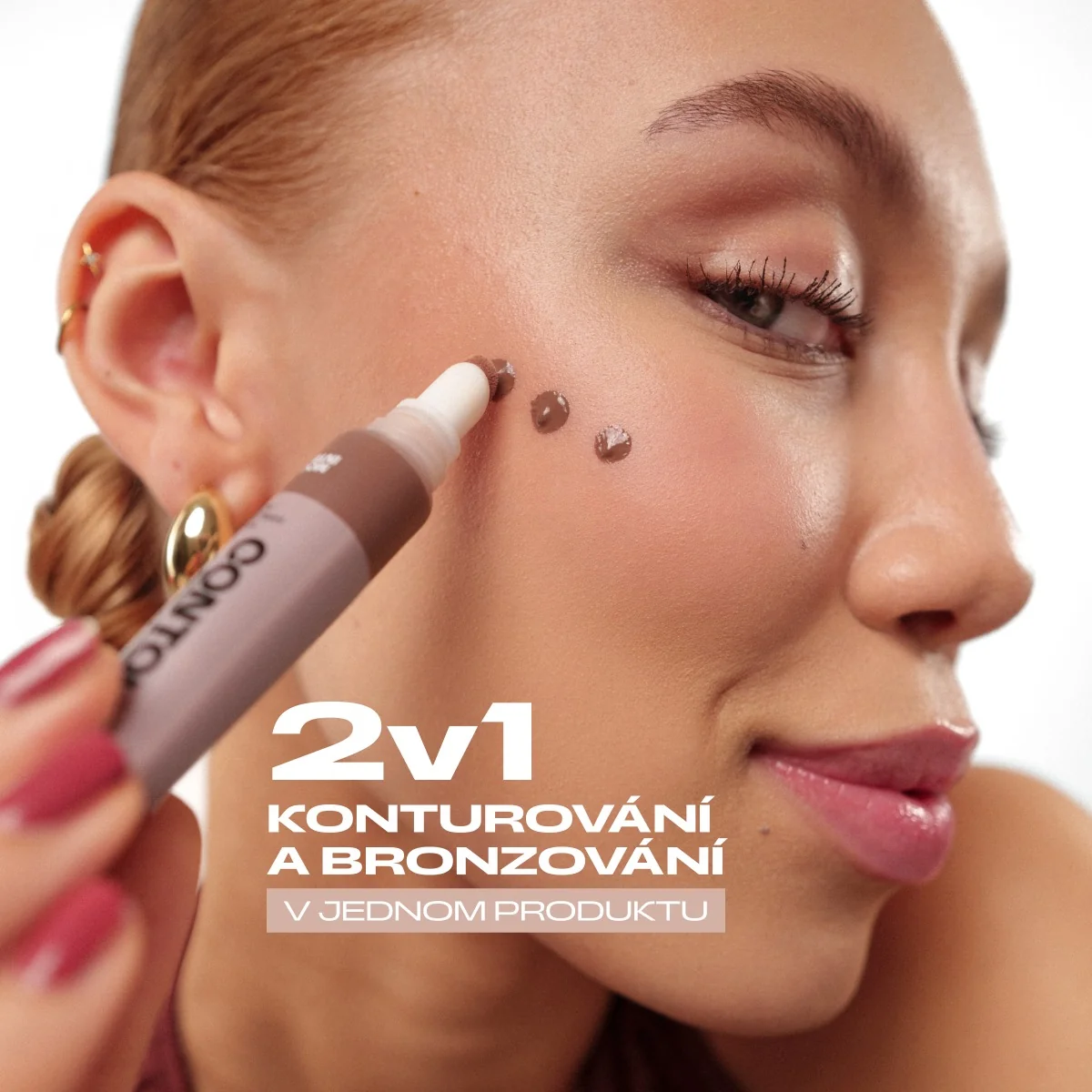 Gabriella Salvete Contour Cream Mocha Intense 02 konturovací krém s bronzerem 10 ml