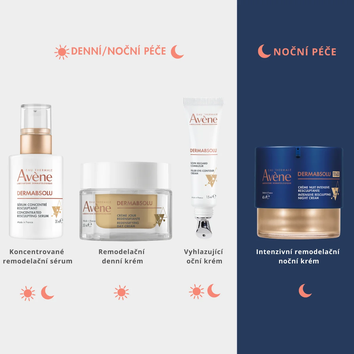 Avène DermAbsolu Intenzivní remodelační noční krém 40 ml