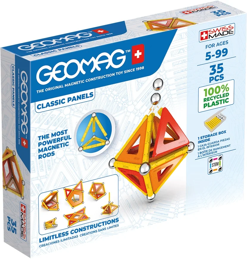 Geomag Classic Panels magnetická stavebnice 35 dílků