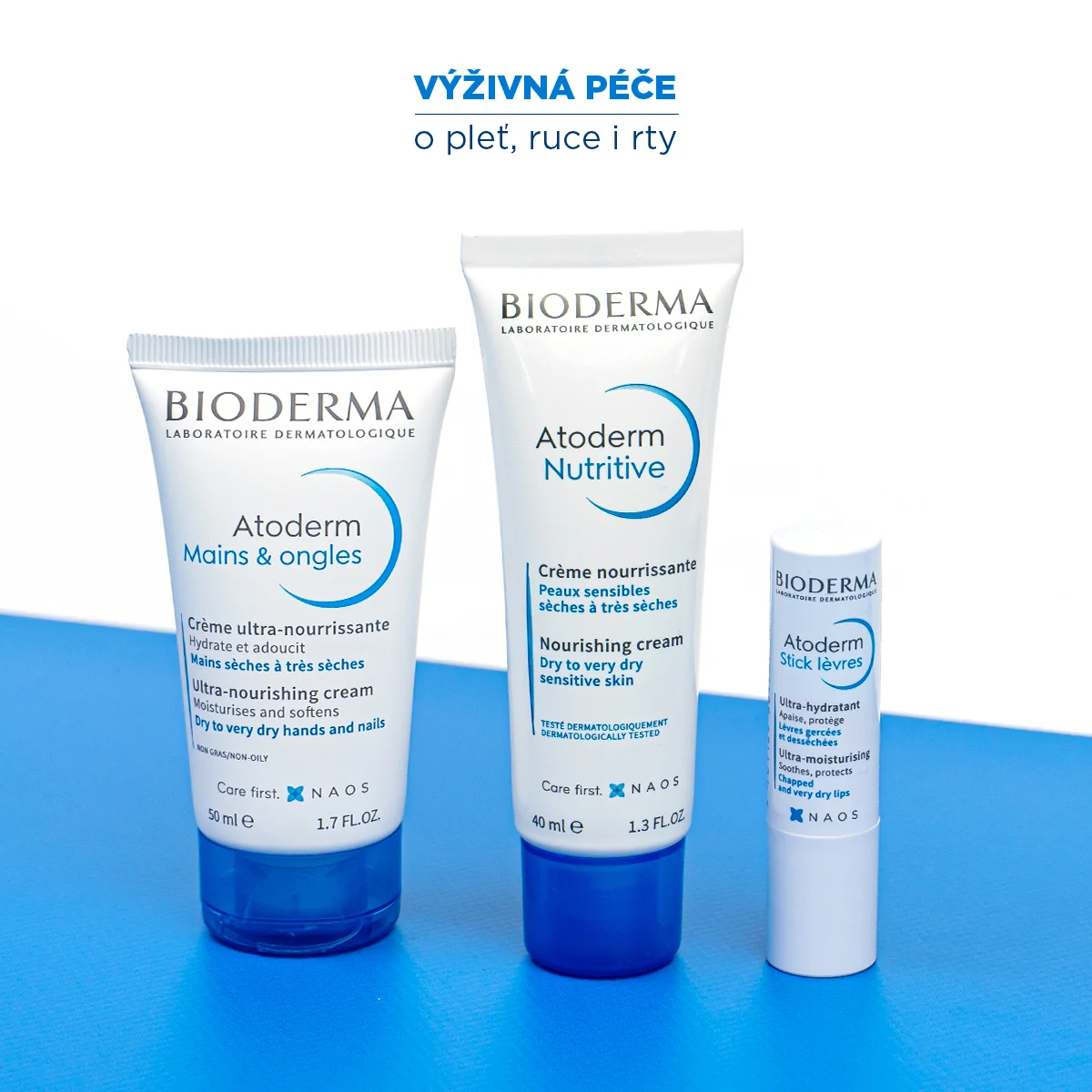 BIODERMA dárkový balíček na suchou pokožku 3 ks