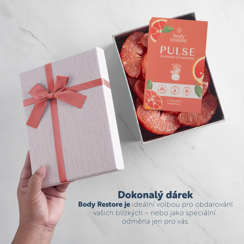 Body Restore Aromatické tablety do sprchy grapefruit 3 ks