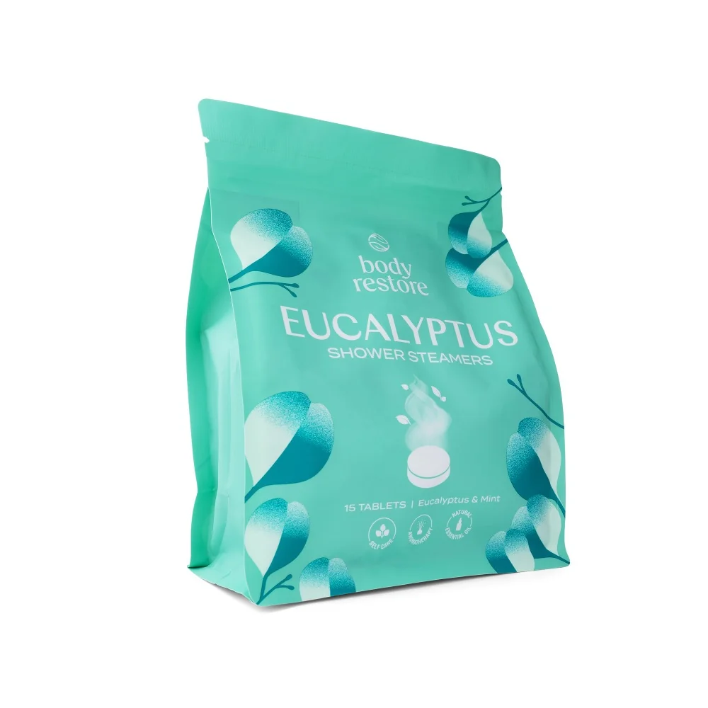 Body Restore Aromatické tablety do sprchy eukalyptus a máta 15 ks