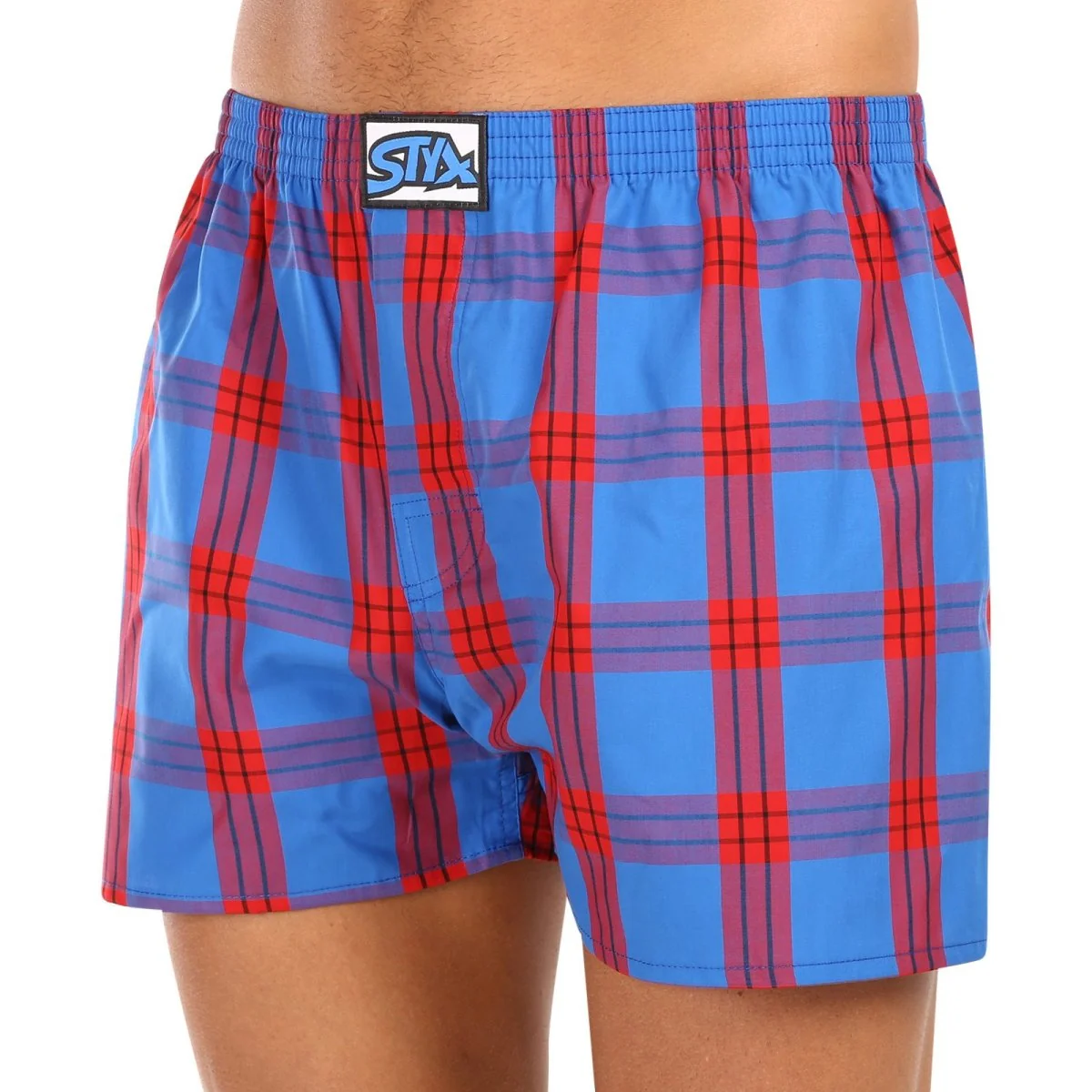 Styx Pánské trenky klasická guma nadrozměr vícebarevné (E1016) 3XL