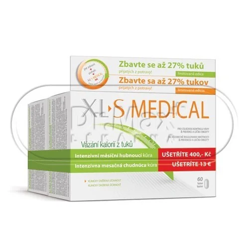 XL to S Medical Vázání kalorií z tuků tbl.60+60