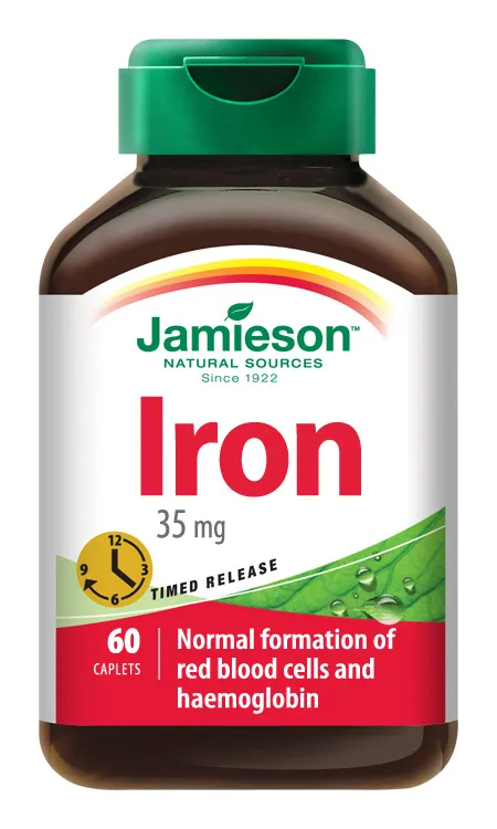 Jamieson Železo s postupným uvolňováním 35 mg