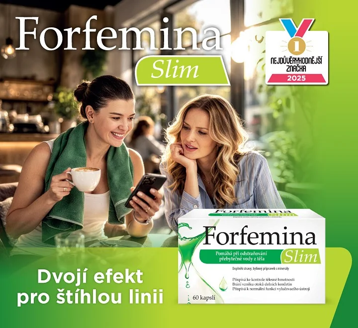 Forfemina slim. Dvojí efekt pro štíhlou linii Forfemina slim. Dvojí efekt pro štíhlou linii