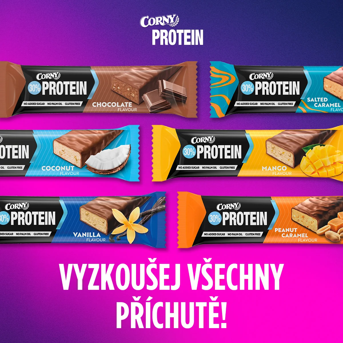 Corny Protein 30% slaný karamel 50 g