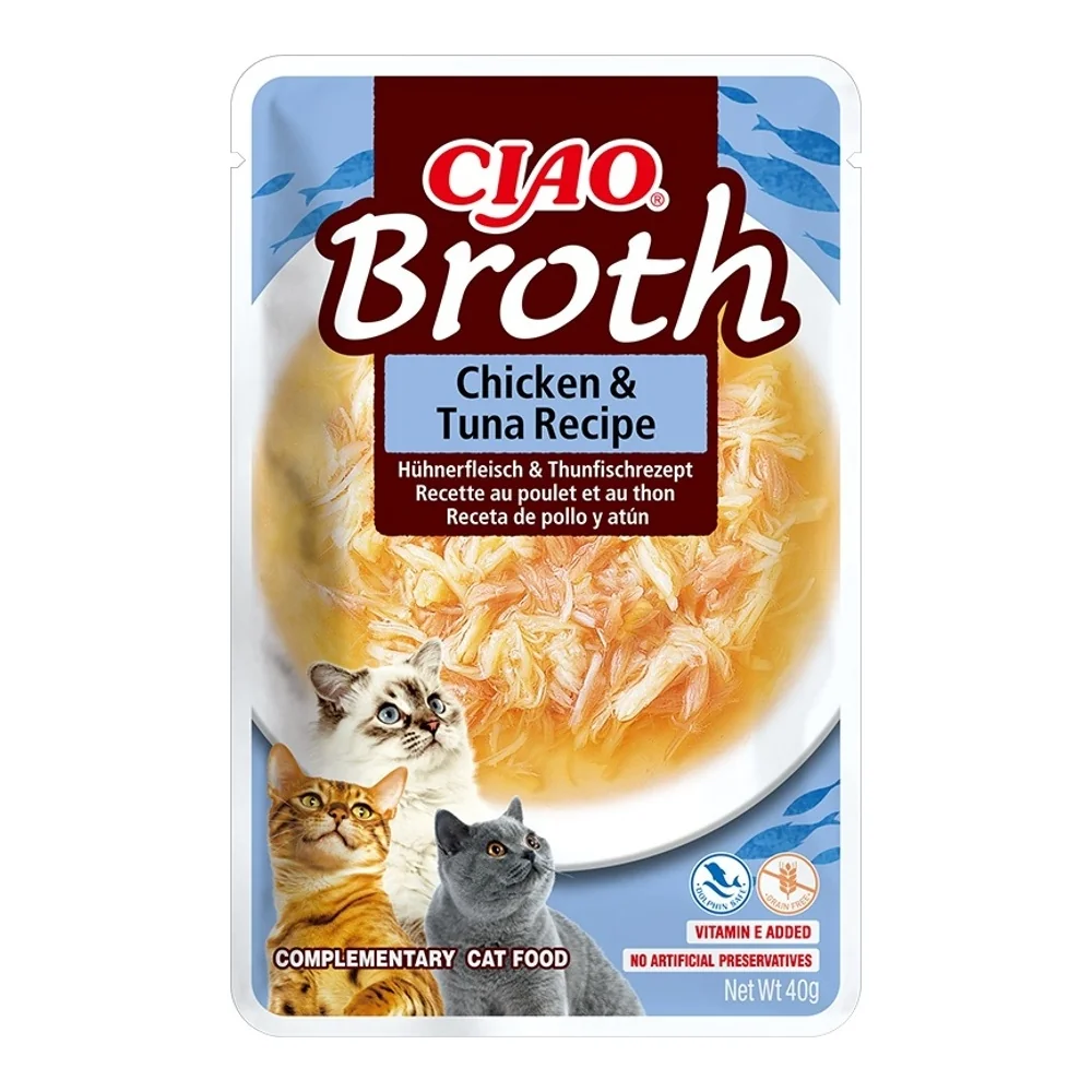 Ciao Broth kuřecí a tuňákový vývar 40 g