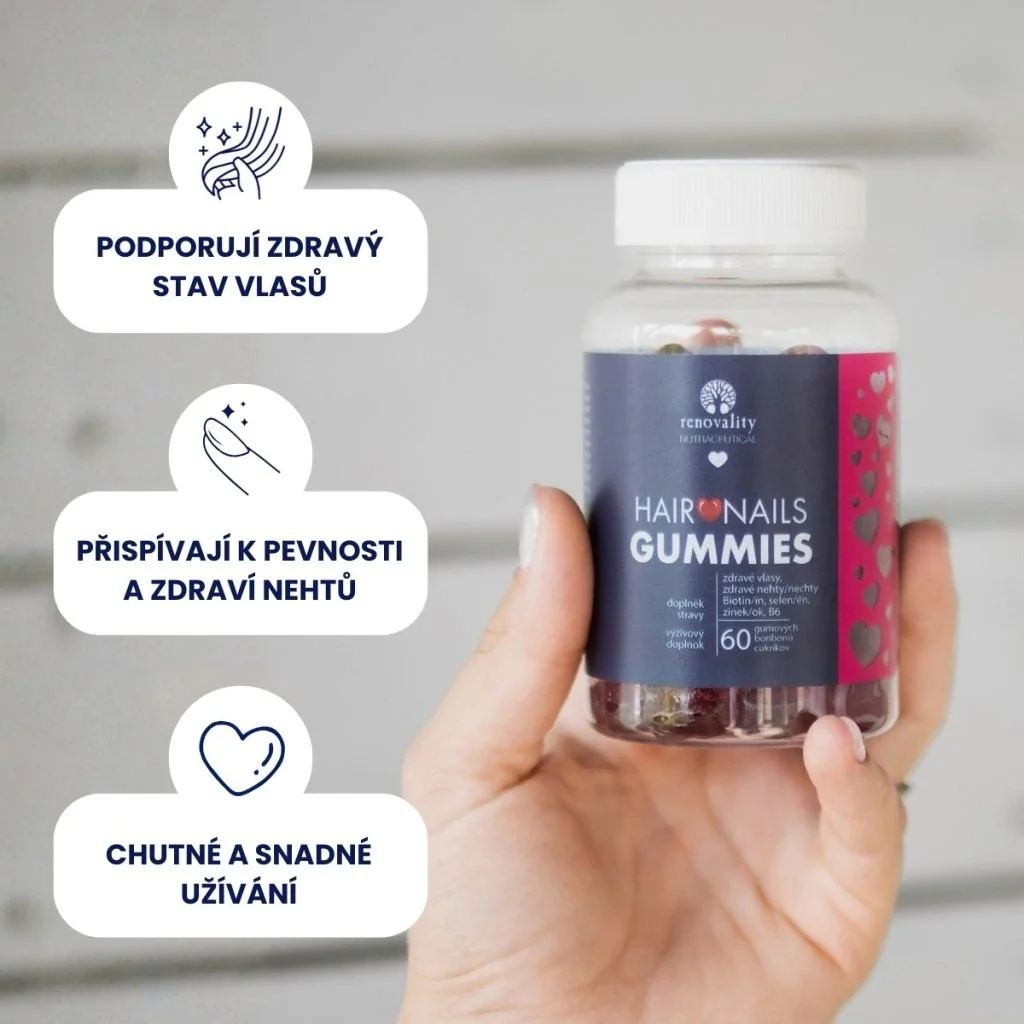 Renovality Hair Nails Gummies 60 ks
