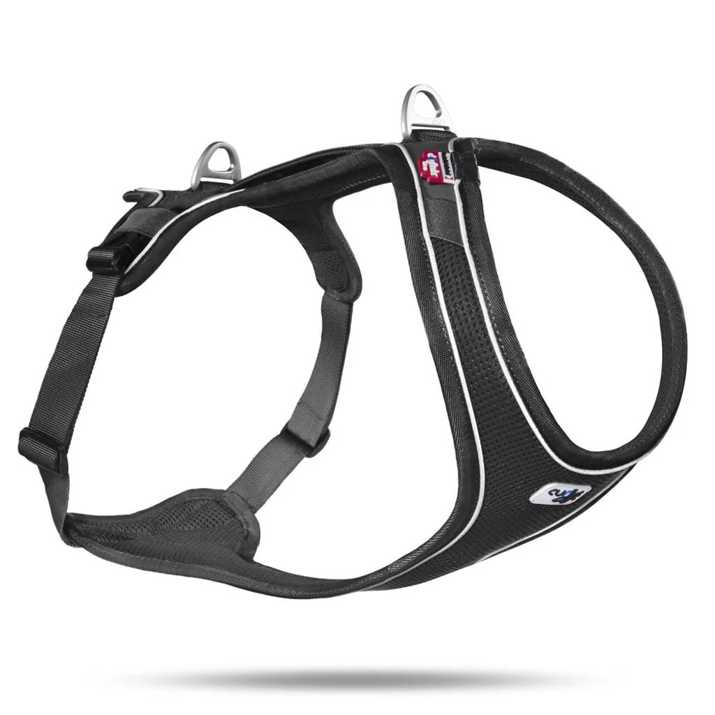 Curli Postroj pro psy Belka Comfort Black XS, 15-20 kg