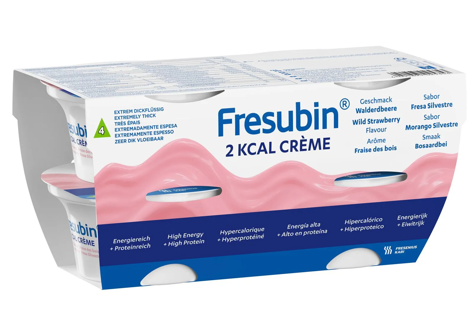 Fresubin 2 kcal Créme Lesní jahoda 4x125 g