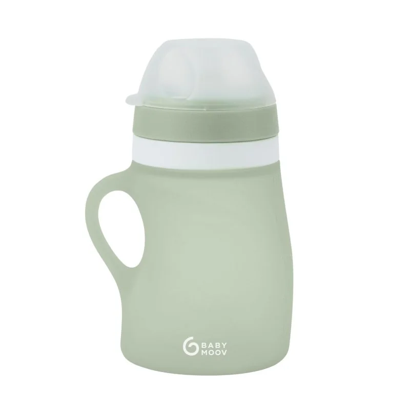 Babymoov silikonová láhev 150ml Green